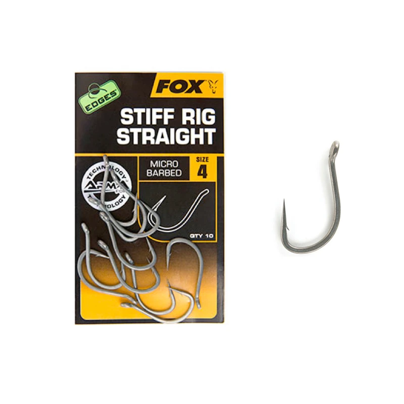 Fox Edges Armapoint Stiff Rig Straight 1 Fox Edges Armapoint Stiff Rig Straight
