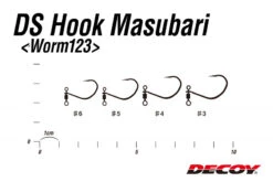 Decoy Worm123 DS Hook Masubari -Anglerparadies DW1233r 4