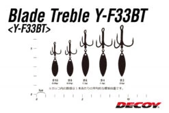 Decoy Blade Treble Y-F33BT -Anglerparadies DYF33BT2r 3