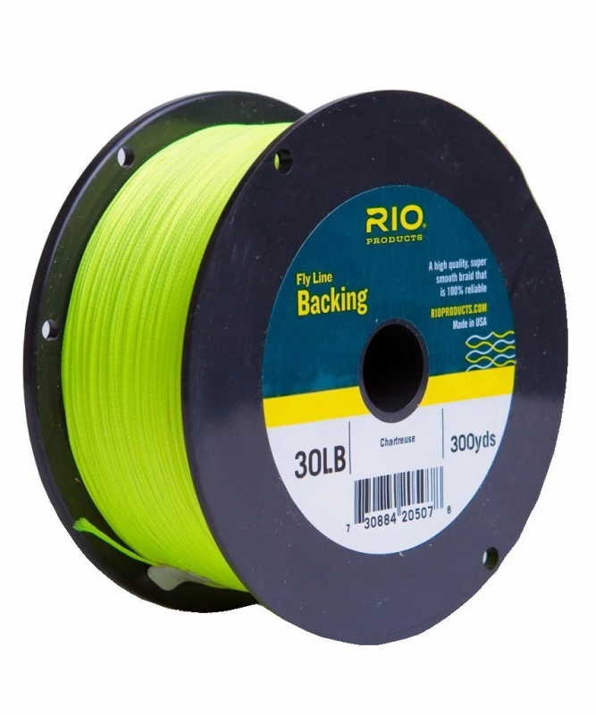 RIO Flyline Backing 30lb 300yds Chartreuse 1 RIO Flyline Backing 30lb 300yds Chartreuse