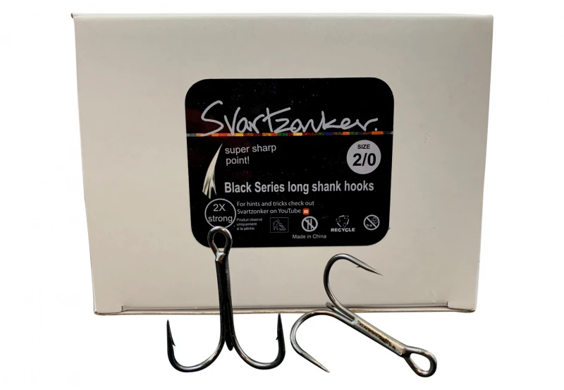 Svartzonker Black Series Long Shank Hooks 2 Svartzonker Black Series Long Shank Hooks – Bild 2